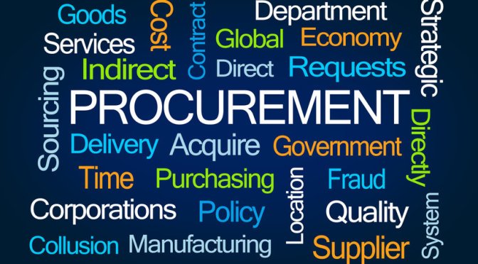 Procurement word cloud caption image